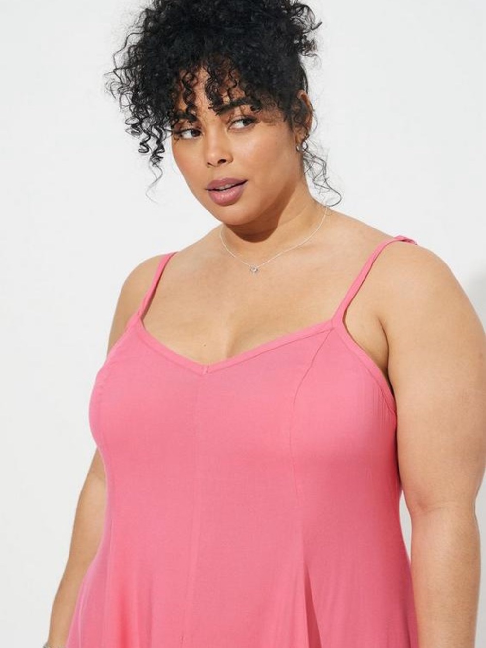 Torrid Maxi Challis Trapeze Dress Size 3X - Picture 3 of 16